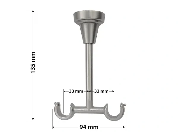 držiak 16x16 stropný