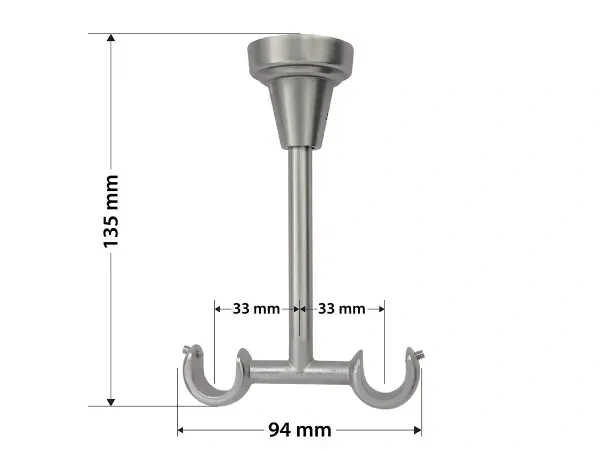 držiak 16x16 stropný