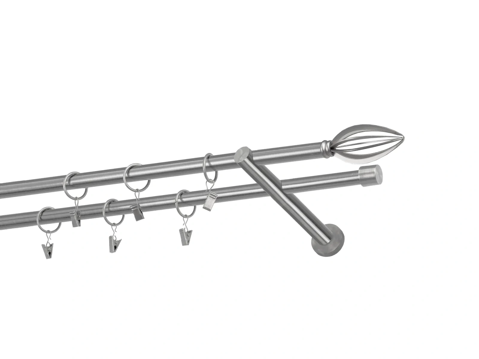 Garniže 16x16mm - dvojradové - PANTEON - satin