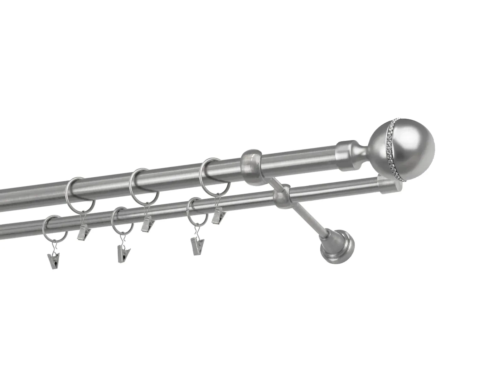 Garniže 25x16mm - dvojradové - KALISTO CRYSTAL - satin