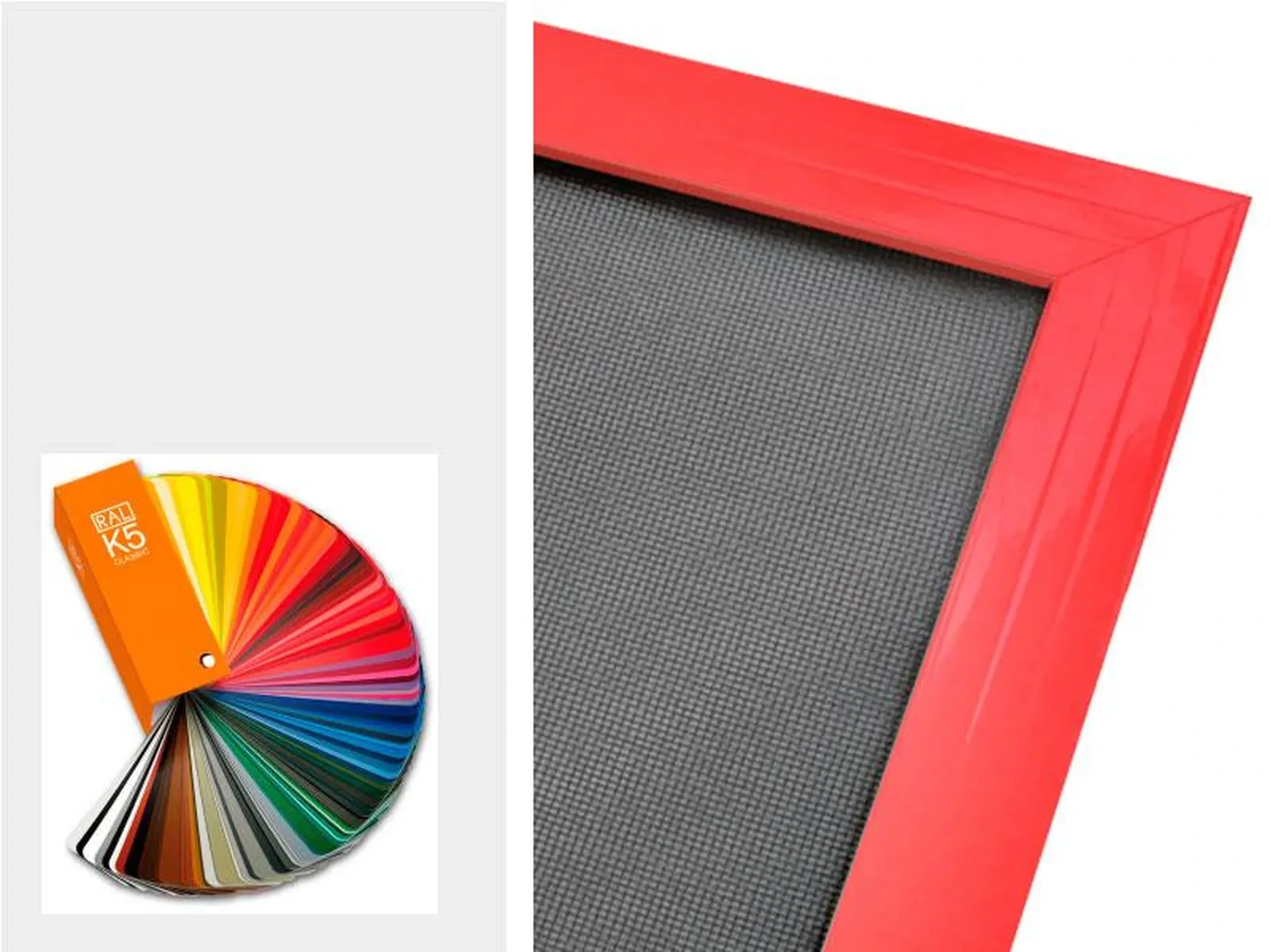 Sieťky na OKNO - pevné MAX - farby RAL