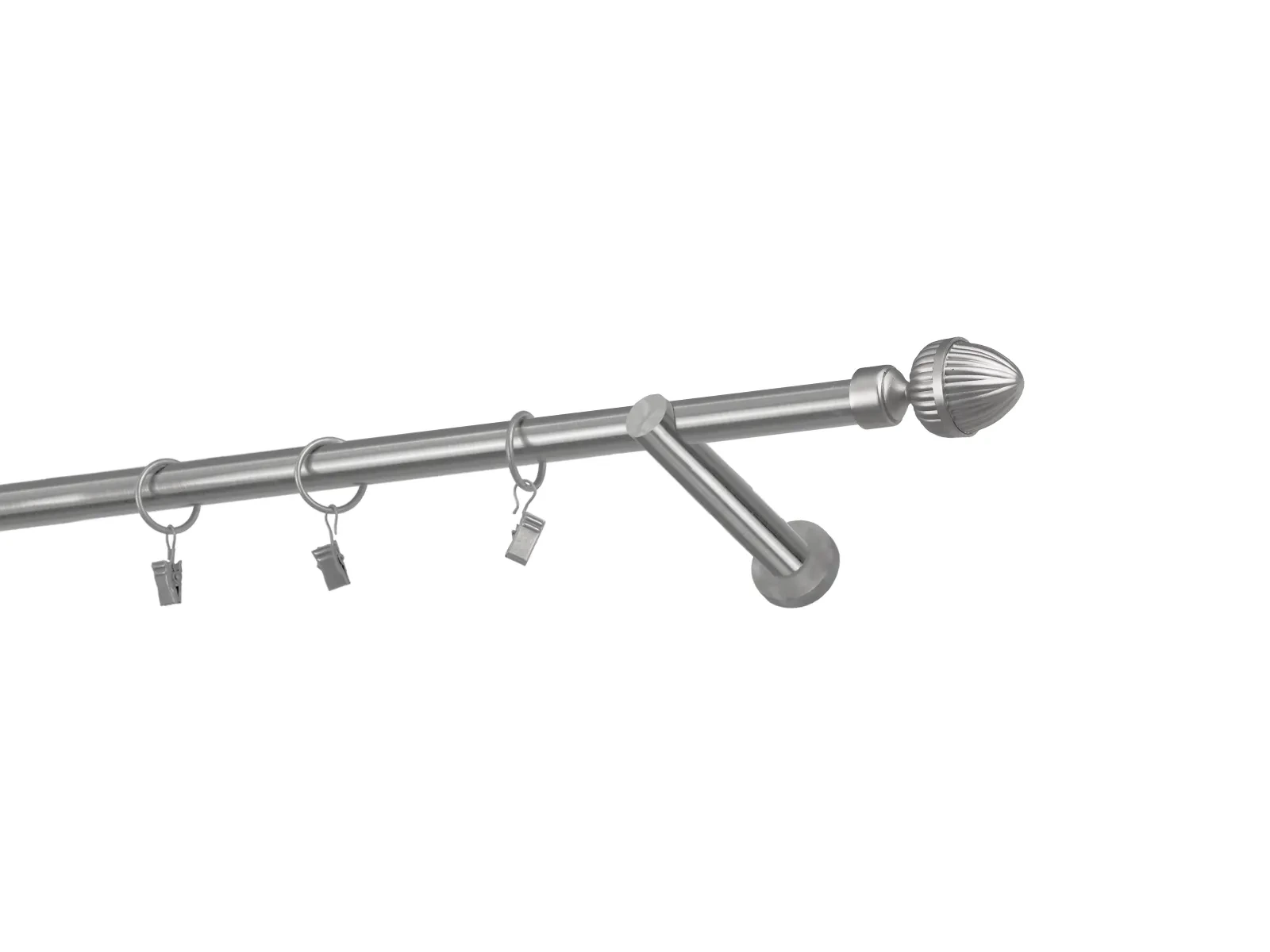 Garniže 19mm - jednoradové - ODEON - satin