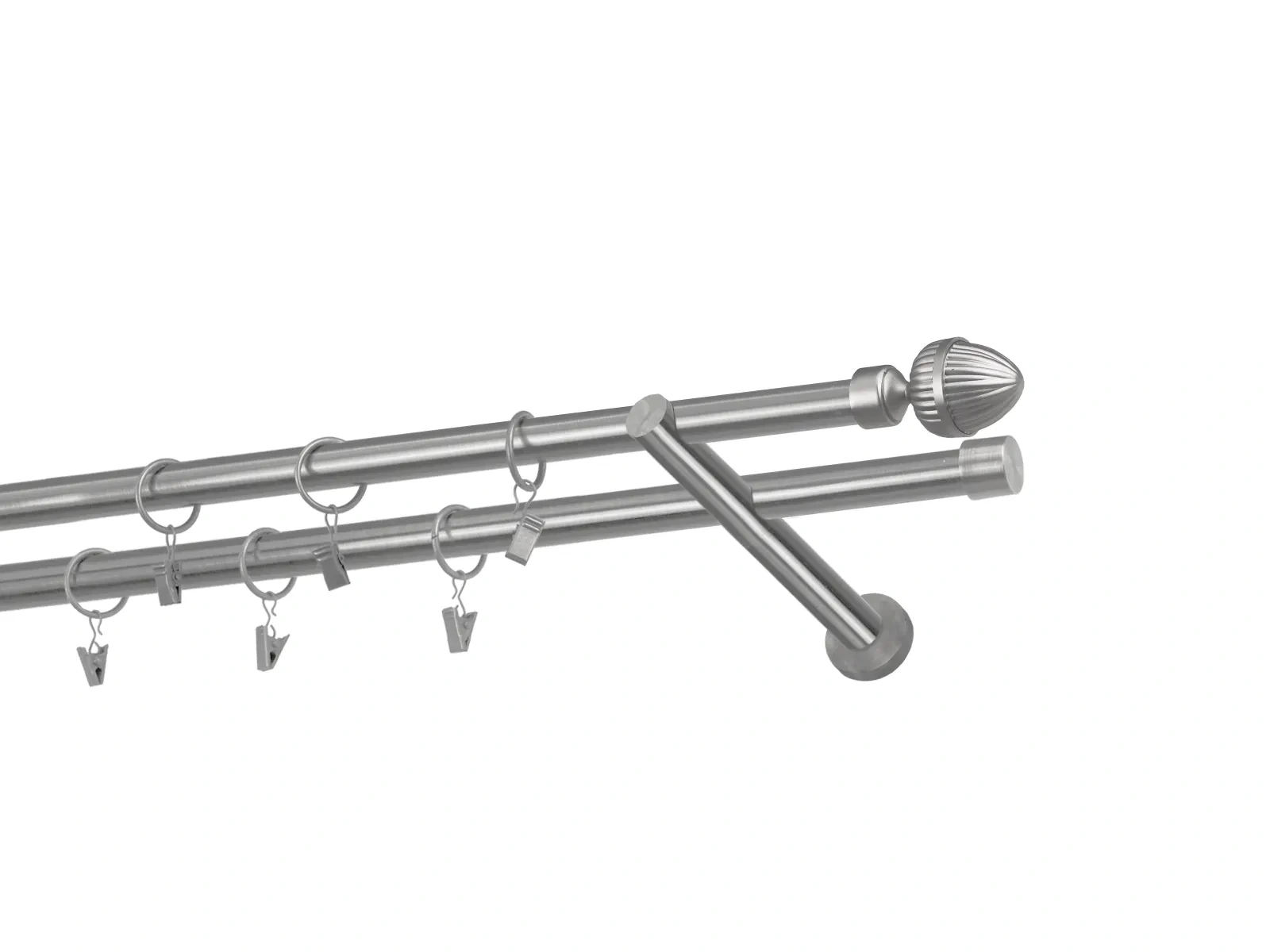 Garniže 19x19mm - dvojradové - ODEON - satin