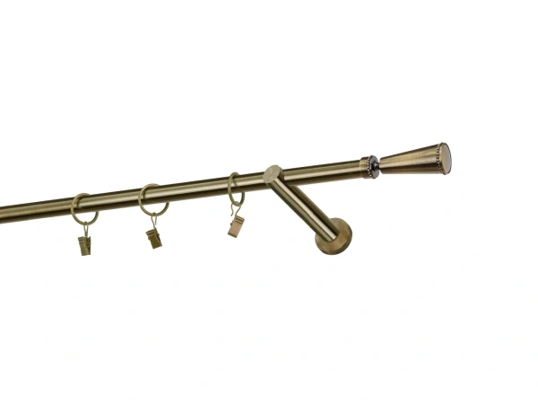 Garniže 16mm - jednoradové - MILANO CRYSTAL - antik