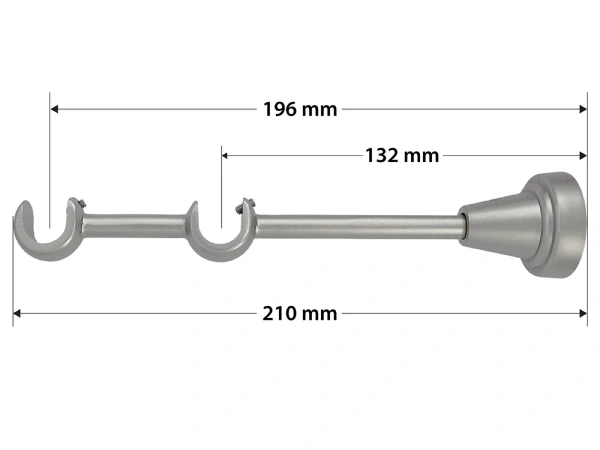 Garniže 16x16mm - dvojradové - FALIST - satin 4