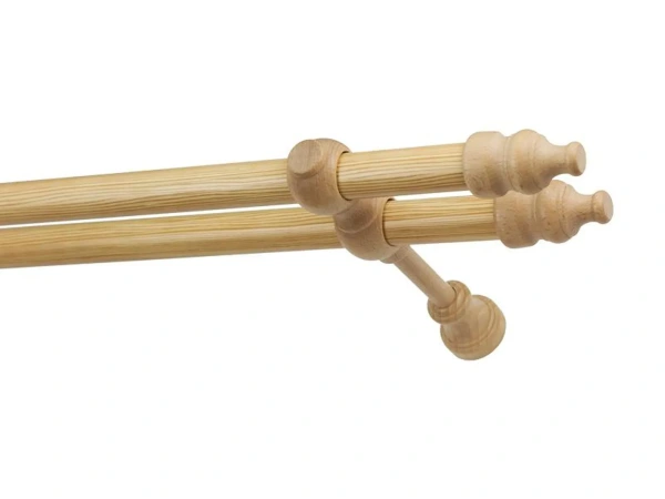 Garniže drevená 28x28mm dvojradové - BOROVICA 1