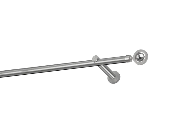 Garniža 19mm - drážková tyč - 1rad - JUPITER - satin 1