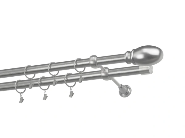 Garniže 25x25mm - dvojradové - BELUNO - satin