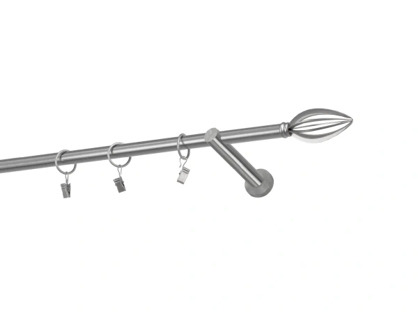 Garniže 16mm - jednoradové - PANTEON - satin