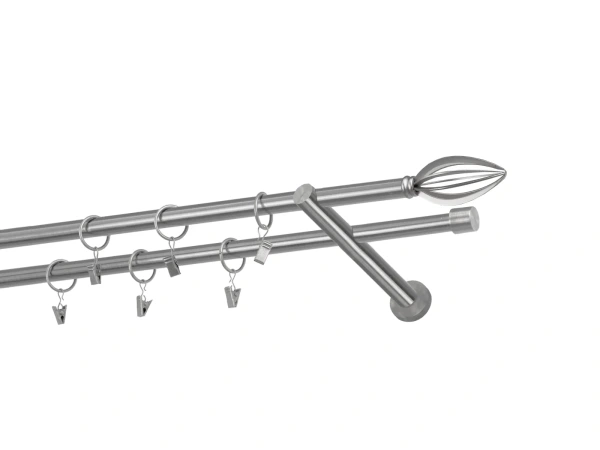 Garniže 16x16mm - dvojradové - PANTEON - satin