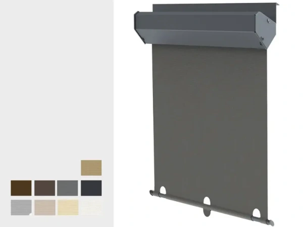 Vonkajšia screenová roleta pre strešné okná - SCREEN SKY - látka SOLTIS PERFOR