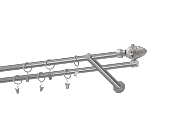 Garniže 16x16mm - dvojradové - ŽALUĎ - satin