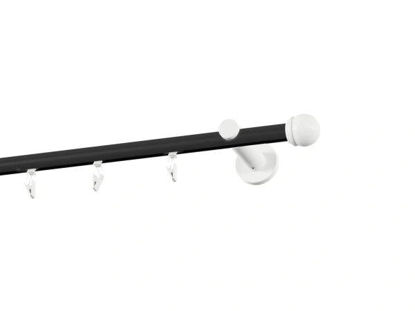 Garniža 19mm drážková tyč - 1rad - TODI MAX - čierno biela 2