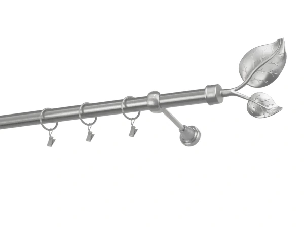 Garniže 25mm - jednoradové - LIST VEĽKÝ - satin