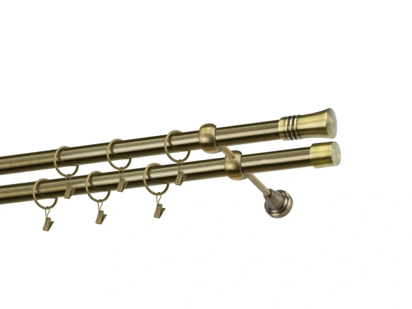 Garniže 25x25mm - dvojradové - CAPRI - antik