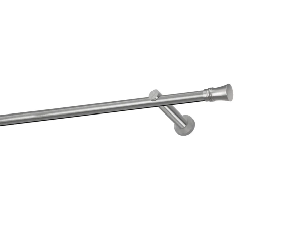 Garniža 19mm - drážková tyč - 1rad - CAPRI - satin 1