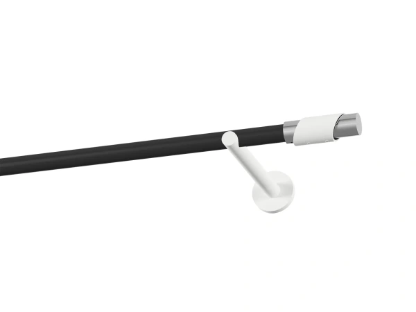 Garniža 19mm obyčajná tyč - 1rad - PARIS - čierno biela 1