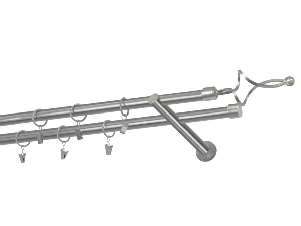 Garniže 19x19mm - dvojradové - FALIST - satin