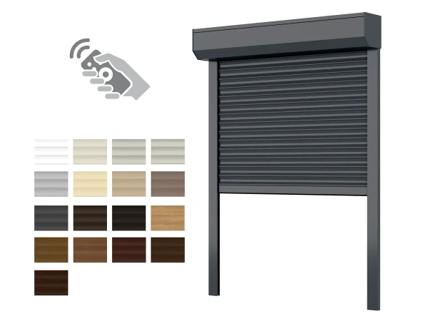 Hliníkové rolety BOX 205mm - výška do 2900 mm - MOTOR - DIAĽKOVÉ