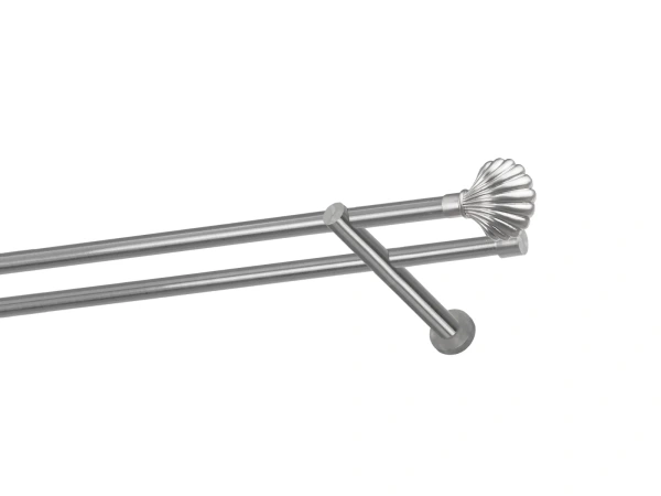 Garniže 16x16mm - dvojradové - MUŠLA - satin 1