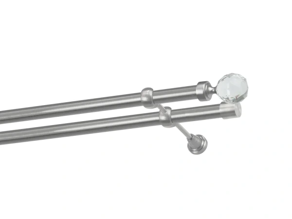 Garniže 25x25mm - dvojradové - GUĽA CRYSTAL - satin 1