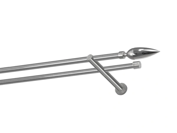 Garniže 16x16mm - dvojradové - LINEA - satin 1