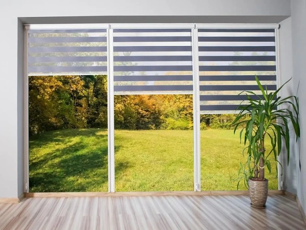 Roleta NOBLE - deň a noc - látka OLYMPOS 6