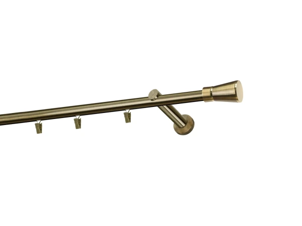 Garniža 19mm - drážková tyč - 1rad - RIMINY - antik