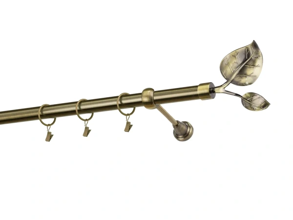 Garniže 25mm - jednoradové - LIST VEĽKÝ - antik