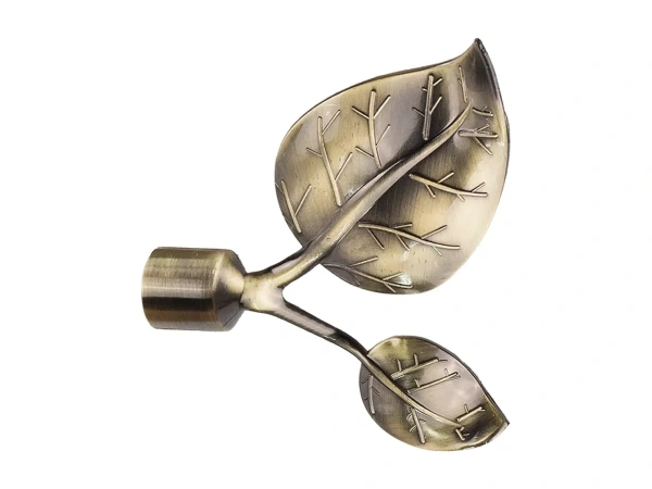 Garniže 19x19mm - dvojradové - LIST VEĽKÝ - antik 2