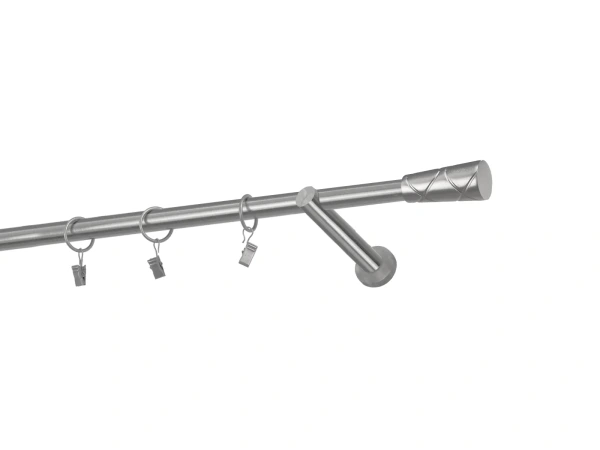 Garniže 19mm - jednoradové - TRAPEZIUM - satin