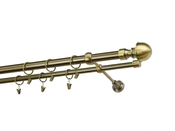 Garniže 25x16mm - dvojradové - BOSTON - antik