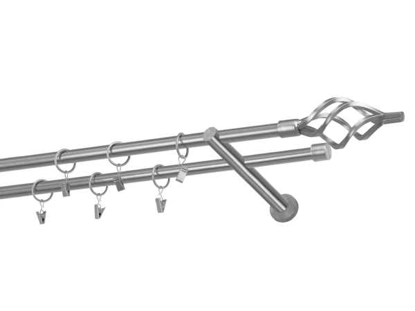 Garniže 16x16mm - dvojradové - GUĽA AZUR - satin