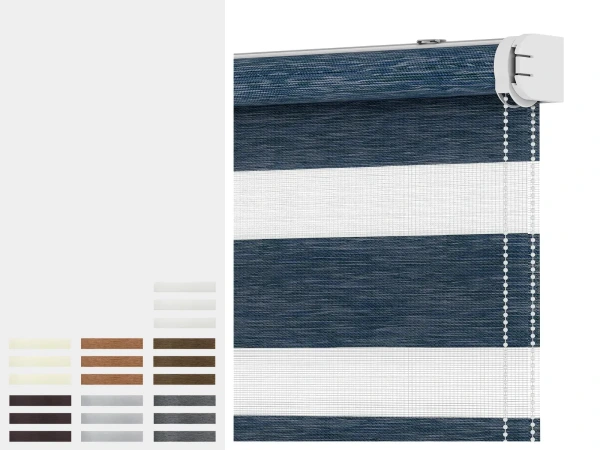 Roleta SOLID M - deň a noc - látka OLYMPOS