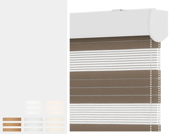 Roleta  NOBLE - deň a noc - látka KRÉTA