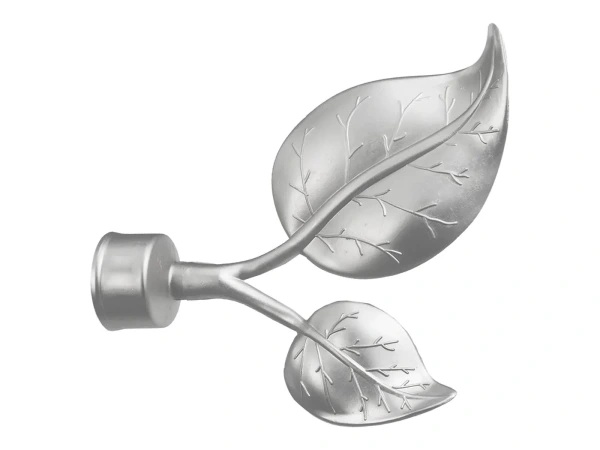 Garniže 25x25mm - dvojradové - LIST VEĽKÝ satin 2