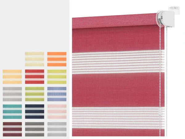 Roleta MINI - deň a noc - látka BAHAMA