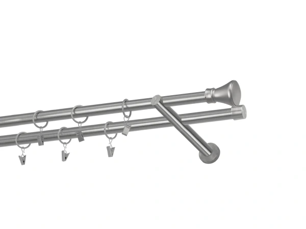 Garniže 19x19mm - dvojradové - KOLOSEO - satin