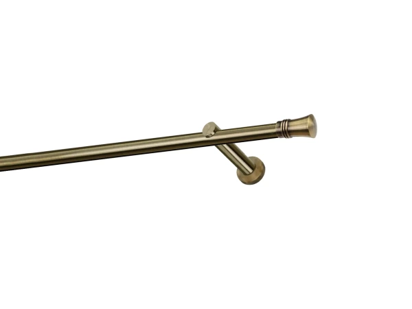 Garniža 19mm - drážková tyč - 1rad - CAPRI - antik 1