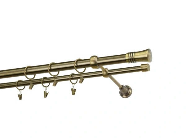 Garniže 25x16mm - dvojradové - CAPRI - antik