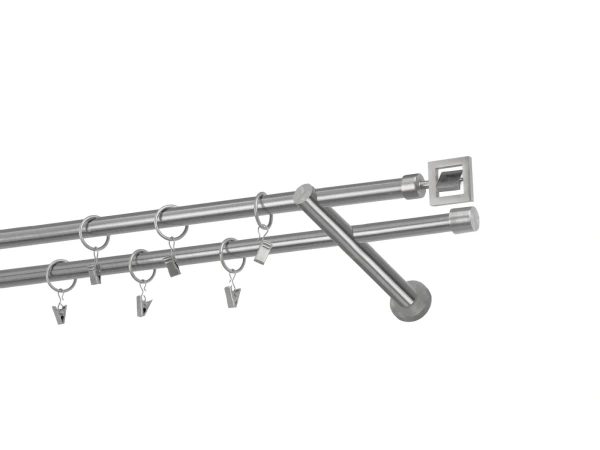 Garniže 16x16mm - dvojradové - SATURN - satin