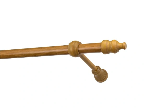 Garniže drevená 28mm jednoradové - DUB ZLATÝ 1