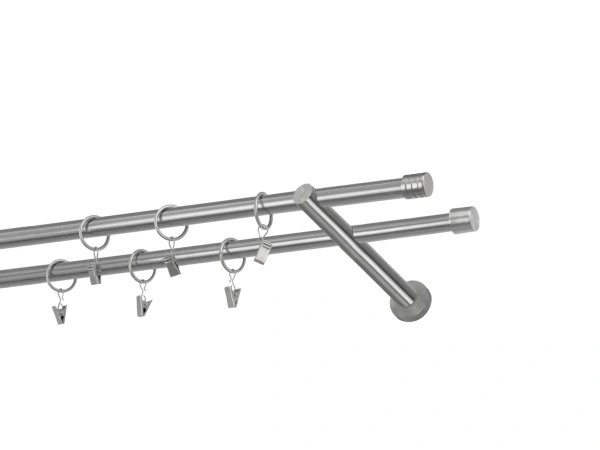 Garniže 16x16mm - dvojradové - RADIATOR - satin