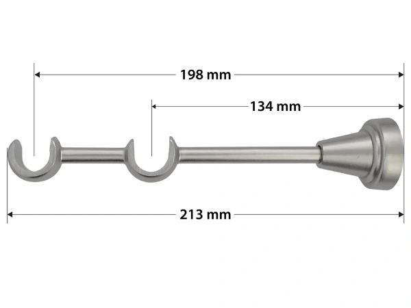 Garniže 19x19mm - dvojradové - VOLEO - satin 4
