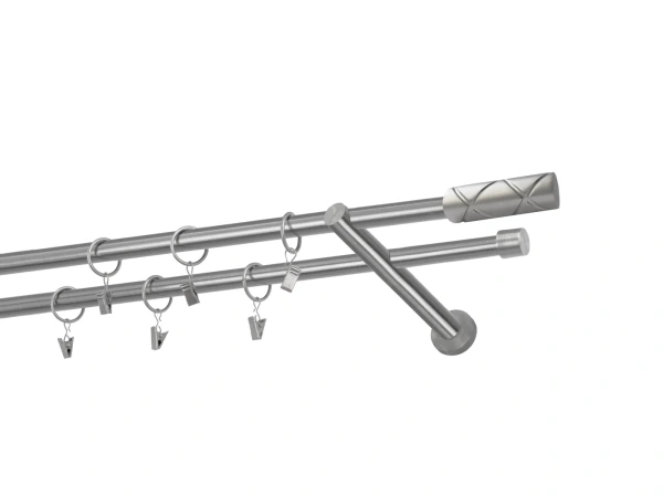 Garniže 16x16mm - dvojradové - COKOL - satin