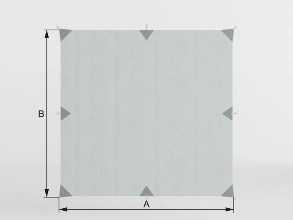 Tieniaca plachta so spodným úchytom