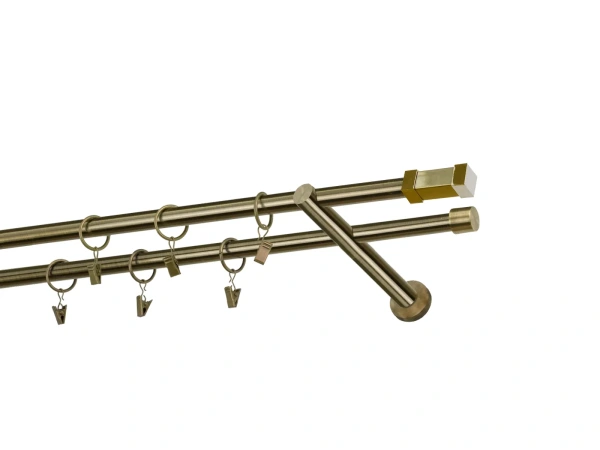 Garniže 16x16mm - dvojradové - QUADRO - antik