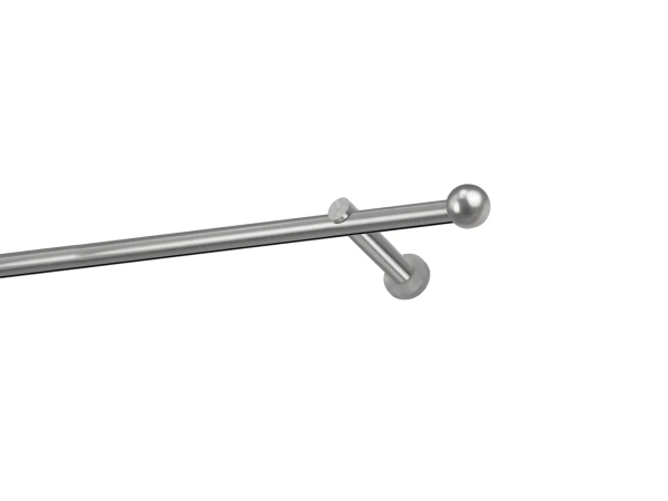 Garniža 19mm - drážková tyč - 1rad - BOLOGNA - satin 1