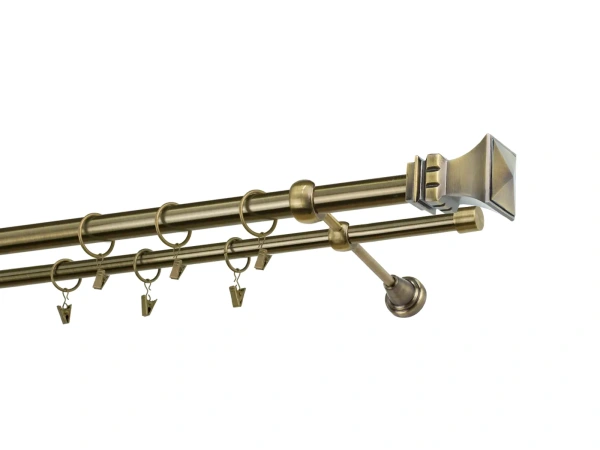 Garniže 25x16mm - dvojradové - VEŽA - antik