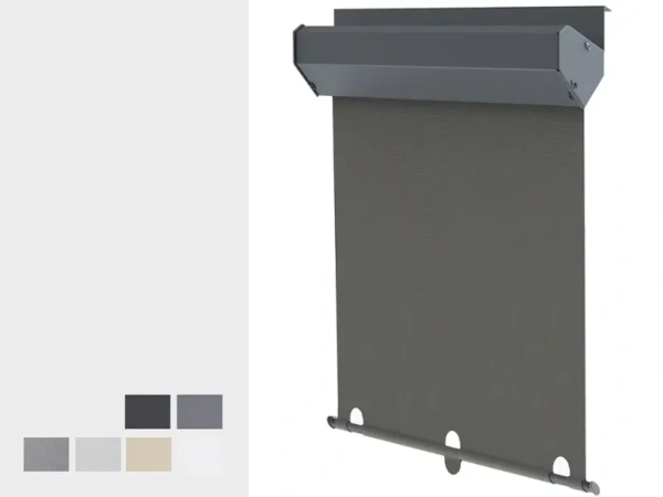 Vonkajšia screenová roleta pre strešné okná - SCREEN SKY - látka SATINE